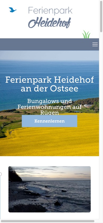 Ferienpark Heidehof Mobile Hero