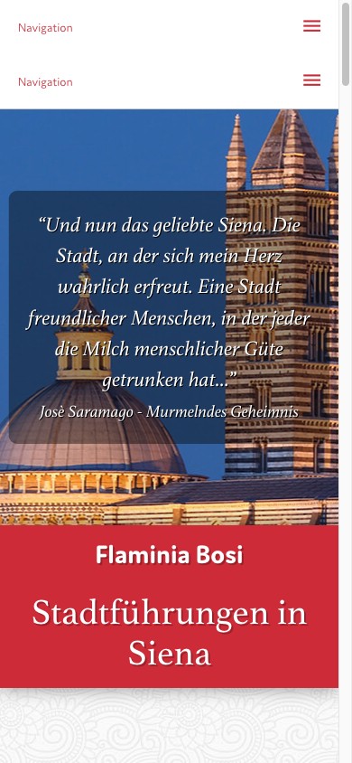 Flami in Siena Mobile Hero