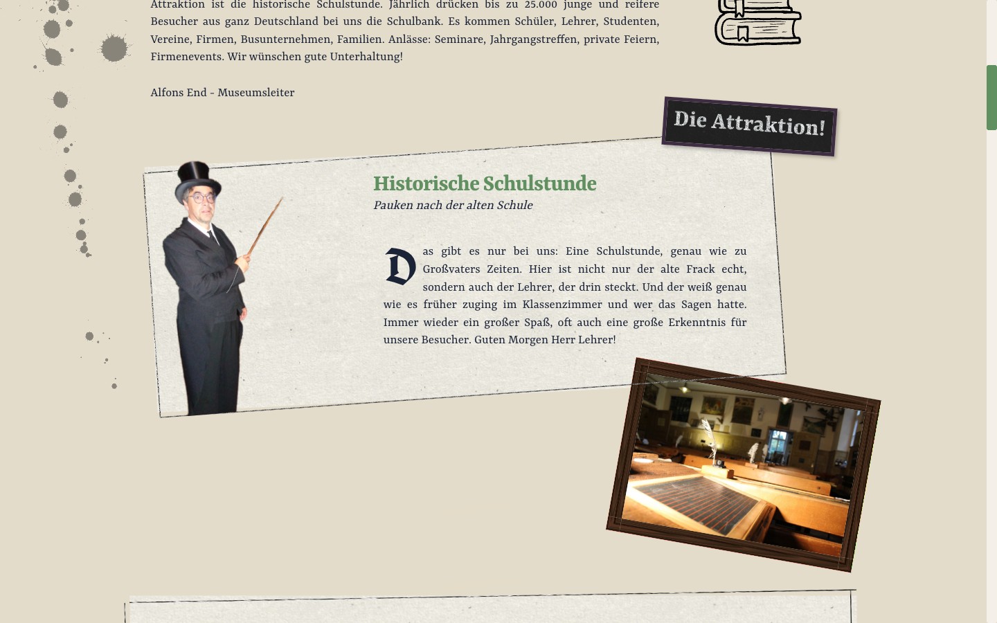 Schulmuseum Zell-Weierbach Content-Bereich