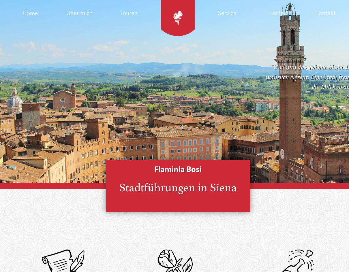 Flami in Siena: Projektansicht