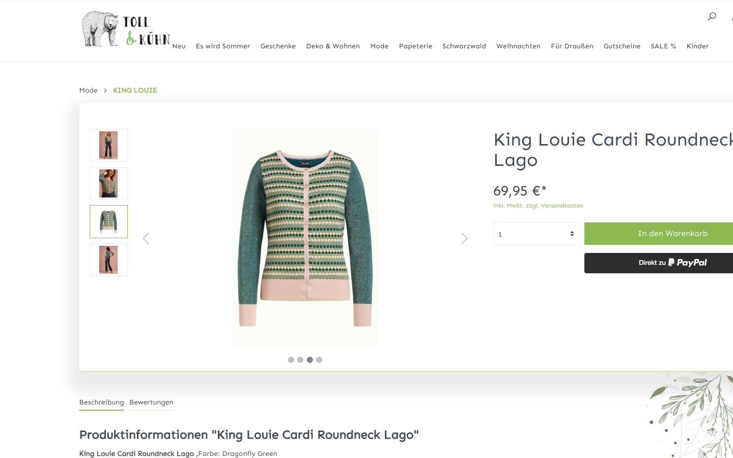 toll-und-kühn Desktop-Ansicht