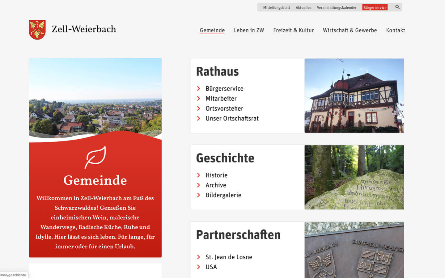 Zell-Weierbach: Projektansicht